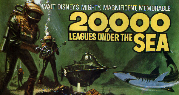 20,000 Leagues under the Sea - Disney movies - SFF Planet